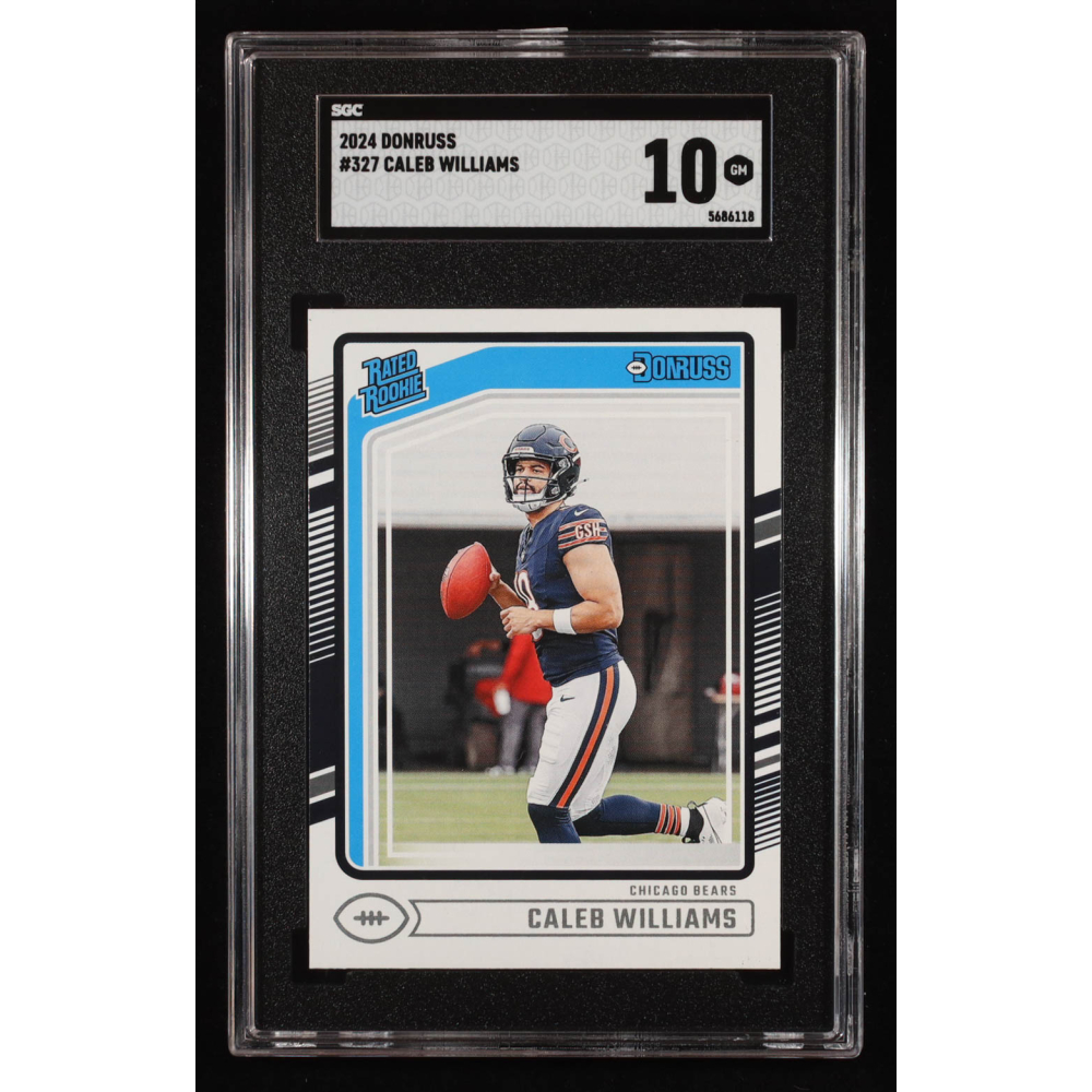 Caleb Williams 2024 Donruss RR #327 RC (SGC 10) at PristineAuction.com