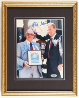 Enos Slaughter & Peter Ueberroth Signed Hall of Fame Induction Custom Framed Photo Display (PSA) at PristineAuction.com