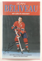 Jean Béliveau Twice-Signed "My Life In Hockey" Hardcover Book (PSA) at PristineAuction.com