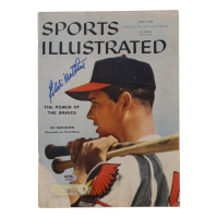 Eddie Matthews Signed 1958 "Sports Illustrated" Magazine (PSA) at PristineAuction.com