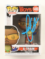 Jessie T. Usher Signed "The Boys" #1406 A-Train Funko Pop! Vinyl Figure (ACOA) at PristineAuction.com