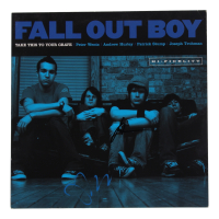 Patrick Stump & Pete Wentz Signed "Take This to Your Grave" Vinyl Album Cover (ACOA) at PristineAuction.com