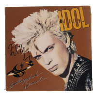 Billy Idol Signed "Whiplash Smile" Vinyl Album Cover (ACOA) at PristineAuction.com