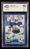 Michael Irvin 1989 Score #18 RC (BCCG 10) at PristineAuction.com