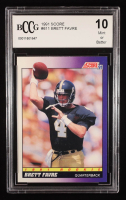 Brett Favre 1991 Score #611 RC (BCCG 10) at PristineAuction.com
