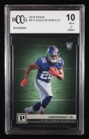 Saquon Barkley 2018 Panini #313 RC (BCCG 10) at PristineAuction.com