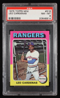 Leo Cardenas 1975 Topps Mini #518 (PSA 8) at PristineAuction.com