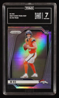 Bo Nix 2024 Panini Silver Prizm #309 RC (TAG 7) at PristineAuction.com
