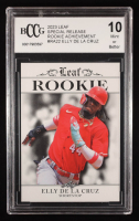 Elly De La Cruz 2023 Leaf Special Release Rookie Achievement #RA22 RC (BCCG 10) at PristineAuction.com