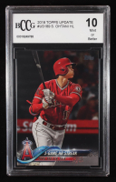 Shohei Ohtani 2018 Topps Update #US189 HL RC (BCCG 10) at PristineAuction.com
