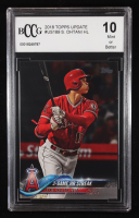 Shohei Ohtani 2018 Topps Update #US189 HL RC (BCCG 10) at PristineAuction.com