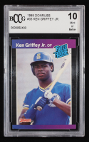 Ken Griffey Jr. 1989 Donruss #33 RR RC (BCCG 10) at PristineAuction.com