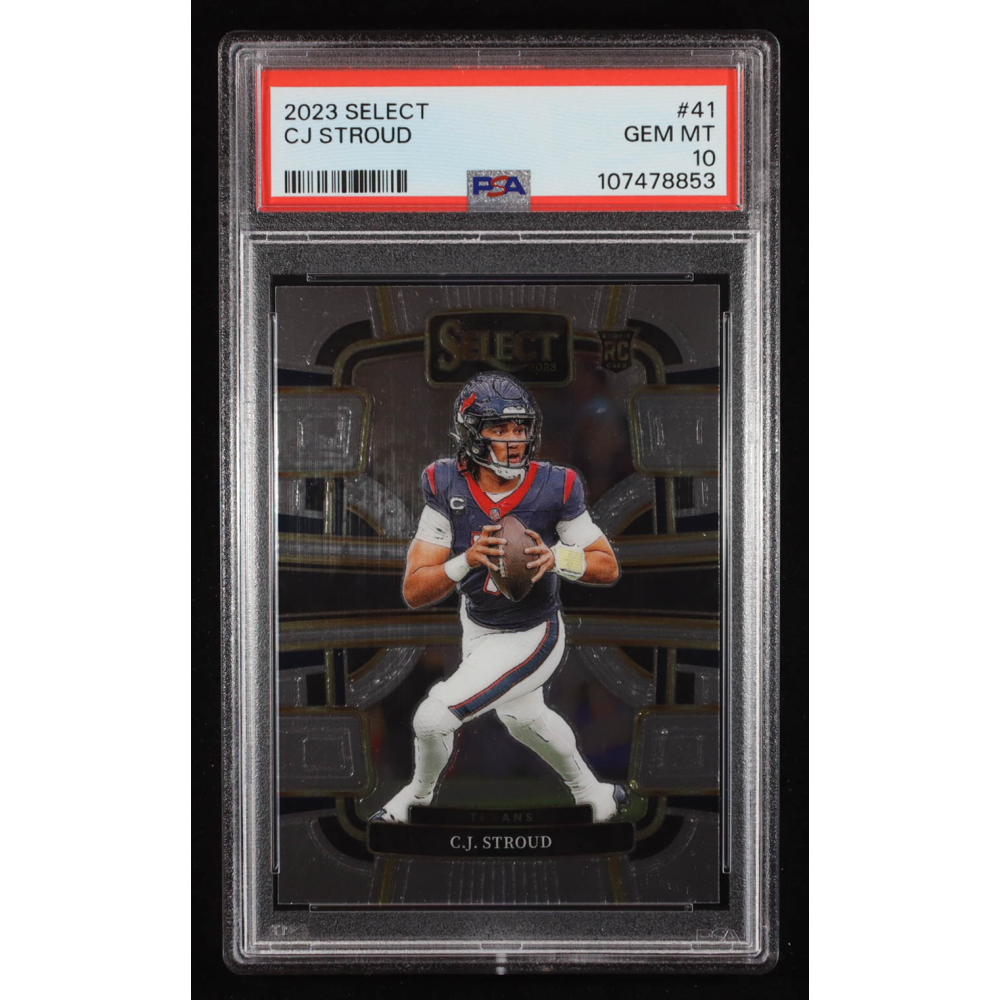 CJ Stroud 2023 Select #41 RC (PSA 10) at PristineAuction.com
