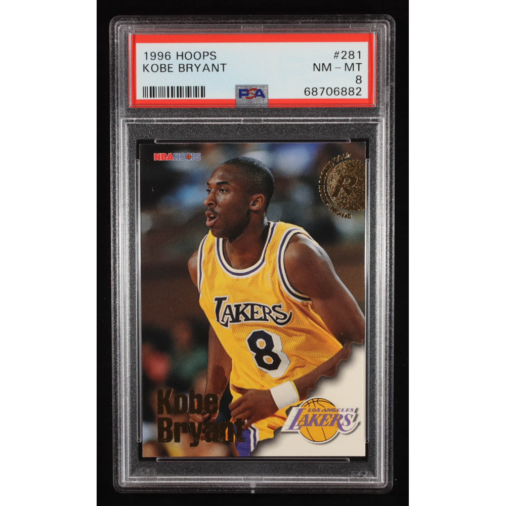 Kobe Bryant 1996 Hoops #281 RC (PSA 8) at PristineAuction.com