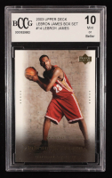 LeBron James 2003 Upper Deck LeBron James Box Set #14 On Parade RC (BCCG 10) at PristineAuction.com