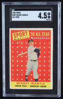 Mickey Mantle 1958 Topps All-Star #487 (SGC 4.5) at PristineAuction.com