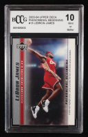 LeBron James 2003-04 Upper Deck Phenomenal Beginning LeBron James #13 RC / A One Man Highlight (BCCG 10) at PristineAuction.com