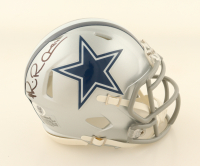 Michael "Playmaker" Irvin Signed Cowboys Speed Mini Helmet (JSA) at PristineAuction.com
