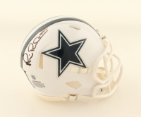 Michael "Playmaker" Irvin Signed Cowboys Speed Mini Helmet (JSA) at PristineAuction.com