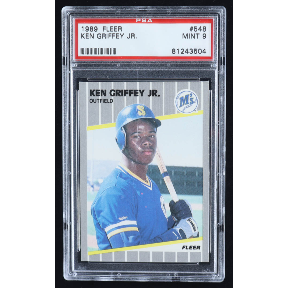 Ken Griffey Jr. 1989 Fleer #548 RC (PSA 9) at PristineAuction.com