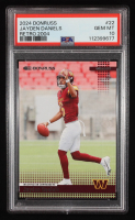 Jayden Daniels 2024 Donruss Retro 2004 #22 RC (PSA 10) at PristineAuction.com