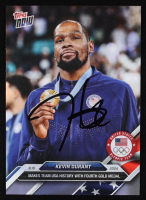 Kevin Durant Signed 2024 Topps Now Olympic Games #28 (JSA) at PristineAuction.com