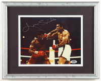 Leon Spinks Signed Custom Framed Photo Display (PSA) at PristineAuction.com