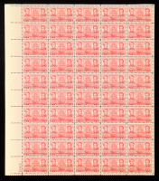 U.S. Postage 2¢ "Decatur / MacDonough" U.S. Navy War of 1812 Commemorative Stamp - Issued January 15th 1937 - Full Original Uncut Sheet Of (50) Stamps at PristineAuction.com