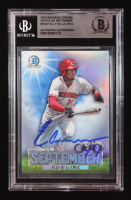 Elly De La Cruz Signed 2023 Bowman Chrome Sights on September #SOS7 RC (BGS) at PristineAuction.com