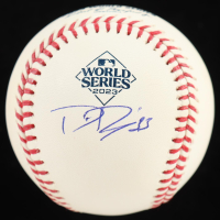 Dane Dunning Signed 2023 World Series Logo Baseball (Beckett) at PristineAuction.com