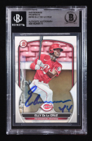 Elly De La Cruz Signed 2023 Bowman Prospects #BP65 RC (BGS) at PristineAuction.com