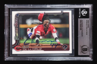 Elly De La Cruz Signed 2025 Topps #150 (BGS) at PristineAuction.com