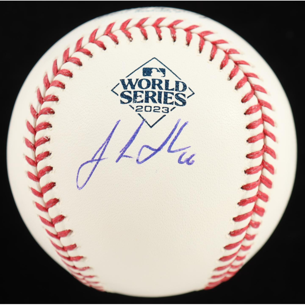 Josh Sborz Signed 2023 World Series Baseball (Beckett) at PristineAuction.com