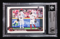 Elly De La Cruz Signed 2025 Topps #295 It Takes Two (BGS) at PristineAuction.com