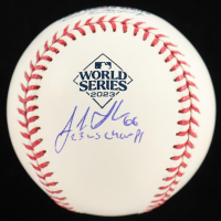 Josh Sborz Signed 2023 World Series Logo Baseball Inscribed "23 WS Champs" (Beckett) at PristineAuction.com