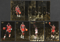Michael Jordan 1998 Upper Deck Michael Jordan Gatorade Jumbo Complete Set of (12) Cards at PristineAuction.com