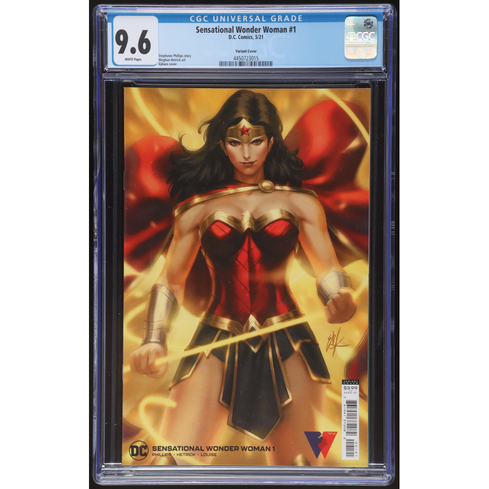 2021 "Sensational Wonder Woman" Issue #1 DC Comic Book (CGC 9.6) at PristineAuction.com