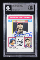 Elly De La Cruz Signed 2025 Topps Heritage #197 Brice Turang / Shohei Ohtani / Elly De La Cruz LL (BGS) at PristineAuction.com