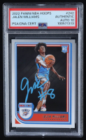 Jalen Williams Signed 2022-23 Hoops #242 RC (PSA Authentic | Auto 10) at PristineAuction.com