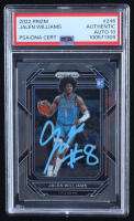 Jalen Williams Signed 2022-23 Panini Prizm #246 RC (PSA Authentic | Auto 10) at PristineAuction.com