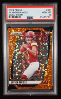 Jayden Daniels 2024 Panini Prizm Prizms Disco Orange #347 RC (PSA 10) at PristineAuction.com