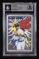 Manny Machado Signed 2023 Finest Flashbacks #109 FP (BGS) at PristineAuction.com