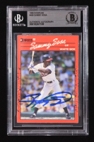 Sammy Sosa Signed 1990 Donruss #489 RC (BGS) at PristineAuction.com