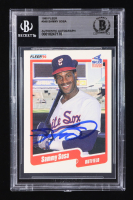 Sammy Sosa Signed 1990 Fleer #548 RC (BGS) at PristineAuction.com
