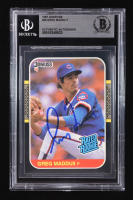 Greg Maddux Signed 1987 Donruss #36 RC (BGS) at PristineAuction.com