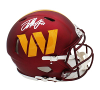 Terry McLaurin Signed Commanders Full-Size Authentic On-Field Speed Helmet (Radtke) at PristineAuction.com