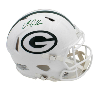 Matthew Golden Signed Packers Full-Size Authentic On-Field Alternate Speed Helmet (Radtke) at PristineAuction.com