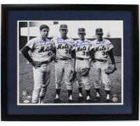 Mets Custom Framed Photo Signed & Inscribed By (4) with Nolan Ryan, Tom Seaver, Gary Gentry, Jerry Koosman (JSA) at PristineAuction.com