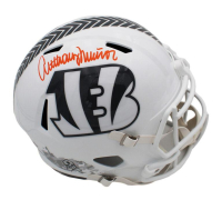 Anthony Munoz Signed Bengals Full-Size Salute To Service Alternate Speed Helmet (Radtke) at PristineAuction.com
