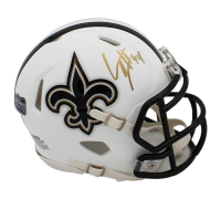 Cam Jordan Signed Saints Speed Mini Helmet (Radtke) at PristineAuction.com